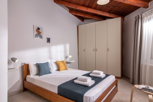 1 makuuhuone, silitysrauta/-lauta, vauvan matkasänky, ilmainen Wi-Fi