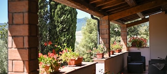 Maison de vacances 'Casale I Cascetti' avec piscine, jardin et Wi-Fi