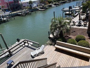 Property grounds - Water front Canal house south end topsail island boatswimdock and beach access (Topsail Beach)