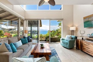 Villa, 1 Bedroom | Living area - Kapalua Bay Vill 23g1 Ocean Front 1 Bd/1ba 1 Bedroom Villa by RedAwning (Lahaina)