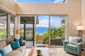 Villa, 1 chambre | Coin séjour