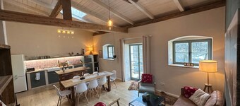 Akelei apartment with sauna, mini pool and garden, Akelei apartment on the upper floor