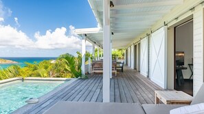 Terrace/patio - Marigot Bay Luxury villa (St Barths)