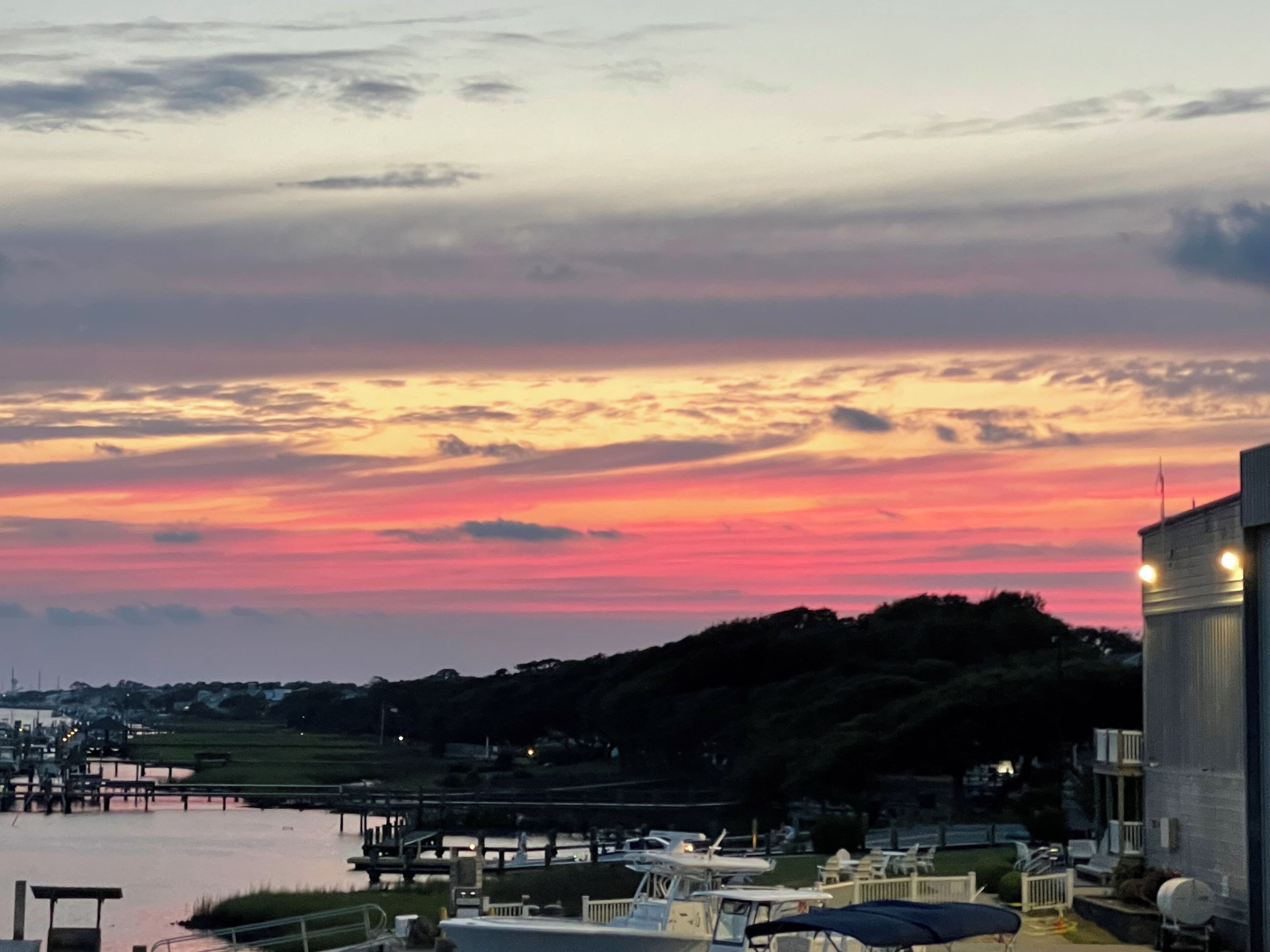 Vue depuis l’hébergement