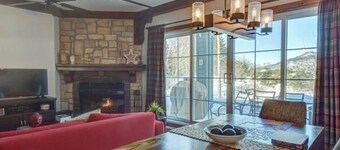 One bedroom condo fully equipped with Fireplace