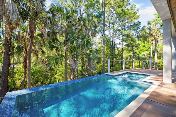 Una piscina climatizada