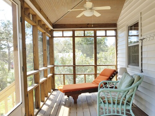 Cedar Grove Cottage is a lovely pet friendly place to relax and enjoy Ocracoke.