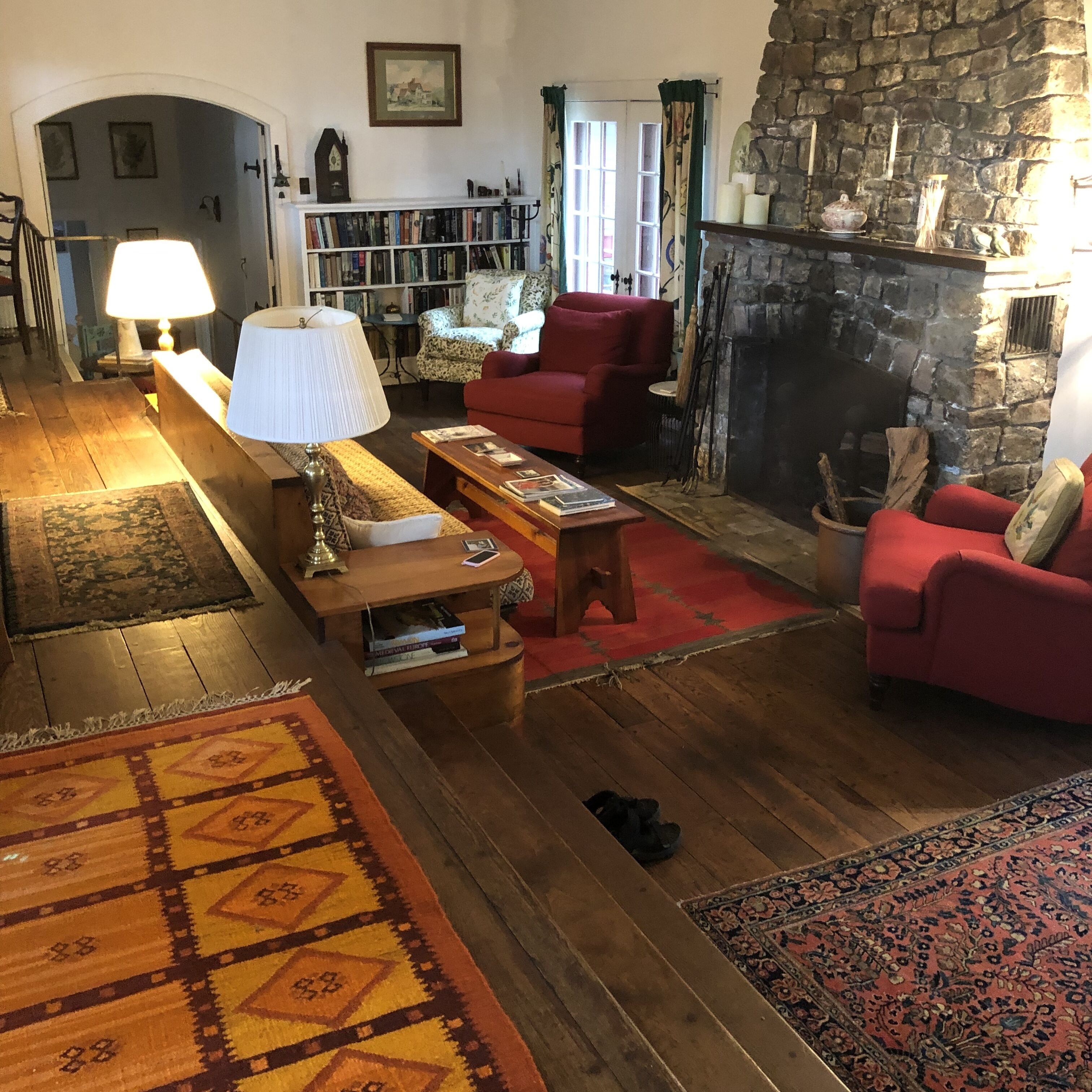 TV connectée, cheminée