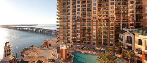 Indoor pool, outdoor pool