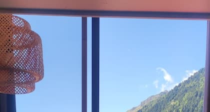 Renovated 4-person studio with lake view Artouste Fabrège