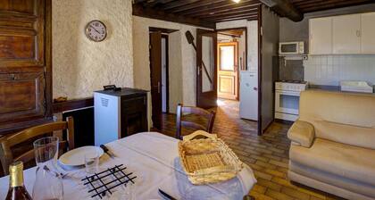 Charmante maison avec poĂȘle et salon ombragĂ© Ă Pralong
