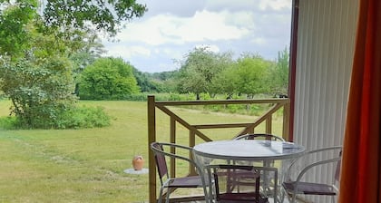 Cozy Chalet Near Nature, Zoo, and Le Mans â Terrace, Pool, Pet-Friendly, Cycling Amenities