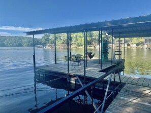 Blick von der Unterkunft