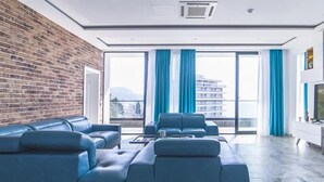 Habitación Deluxe doble | Zona de estar