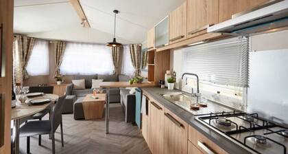 18 Mobil Home Luxe Panoramique calme nature 4personnes