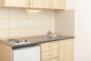 Comfort Apartment, 2 Bedrooms, Sea View | Private kitchen | Fridge, stovetop, dishwasher, cookware/dishes/utensils - Crystal Sky Apartments (Kotor)