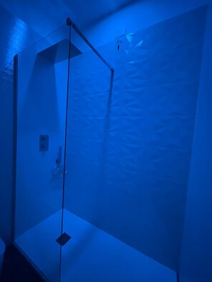 Dusche, Haartrockner, Bidet, Handtücher