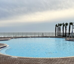 Indoor pool, outdoor pool