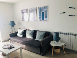 Living area - Apart 3Z- Center Esposende city view (Esposende)