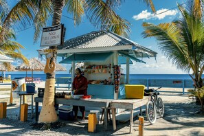 En la playa 