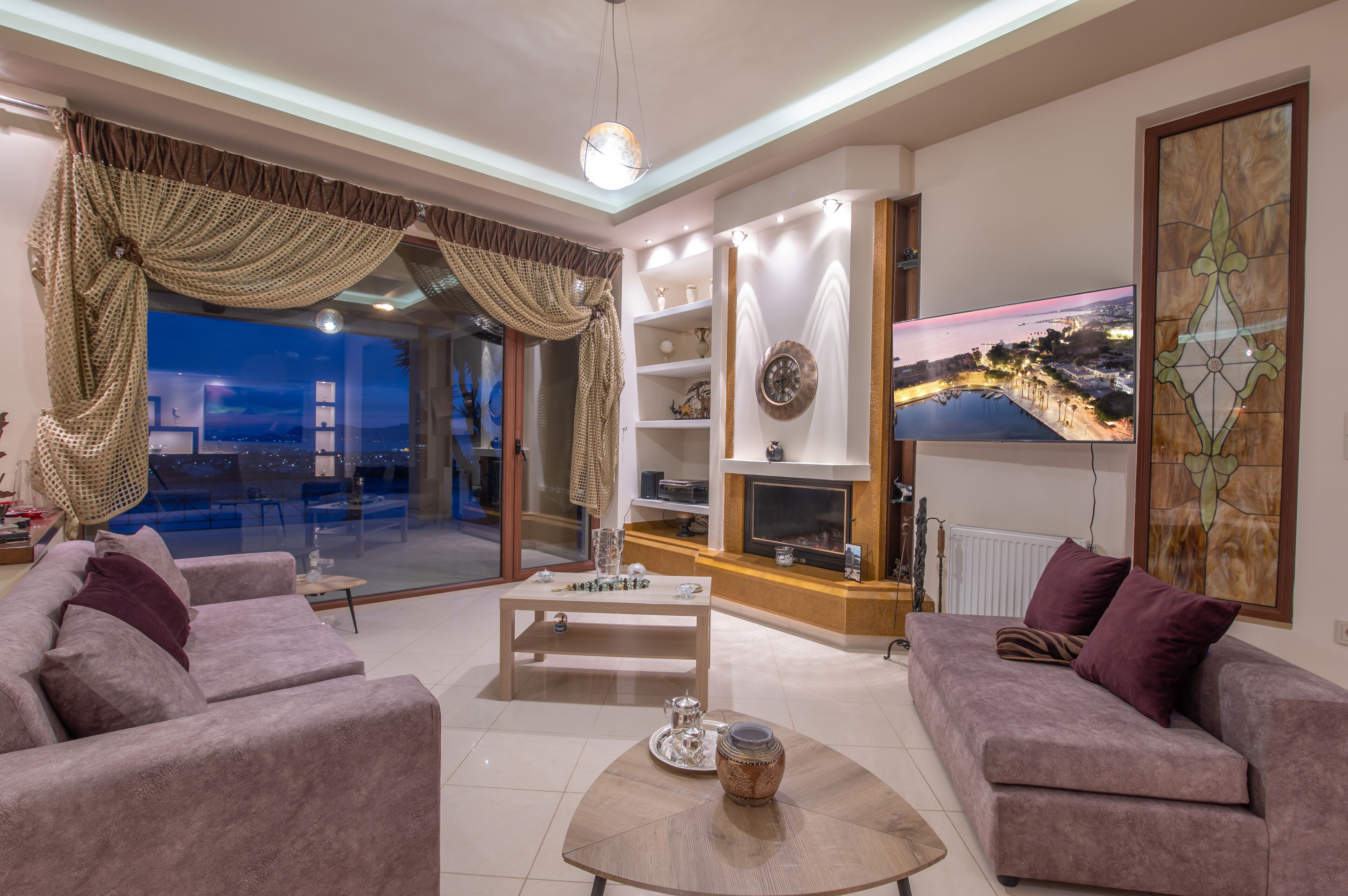 智能電視、壁爐