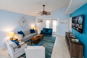 Smart TV, table tennis, books