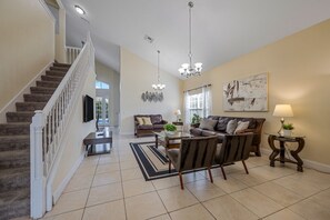 Téléviseur connecté, jeux vidéo, table de baby-foot