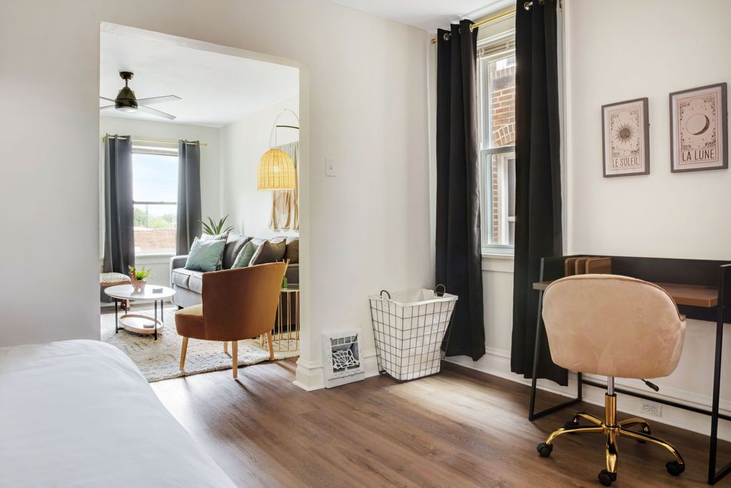 2 chambres, bureau, fer et planche à repasser, Wi-Fi gratuit