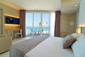 Dobbeltrom, privat bad | Utsikt mot vann