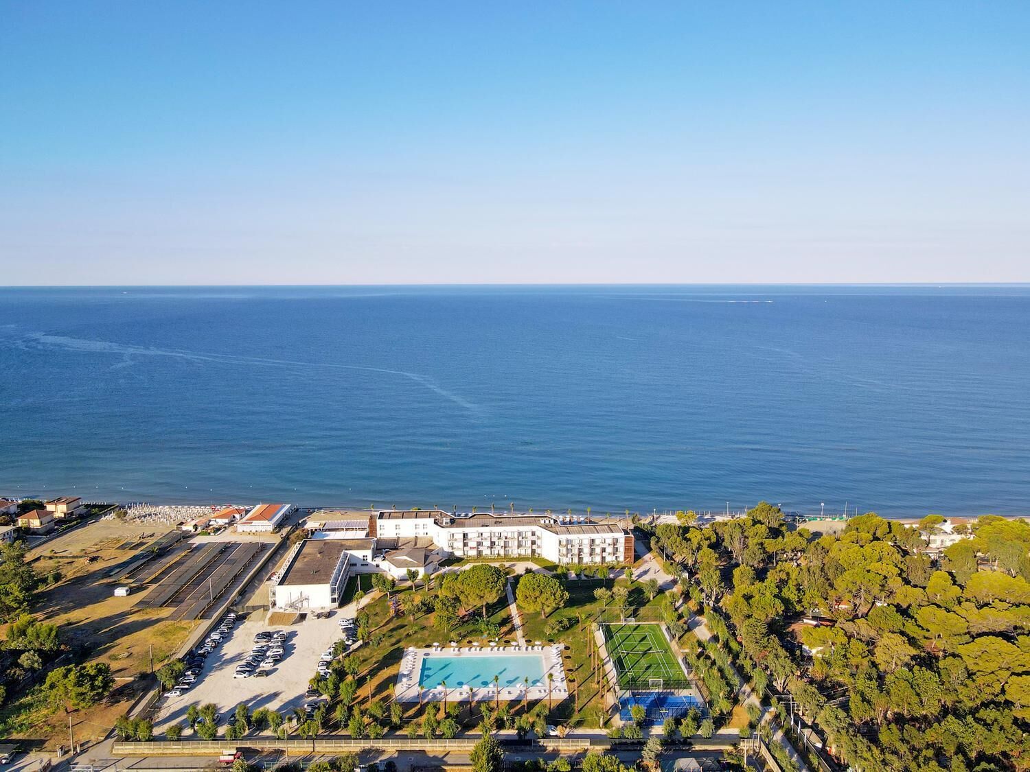 Facciata della struttura