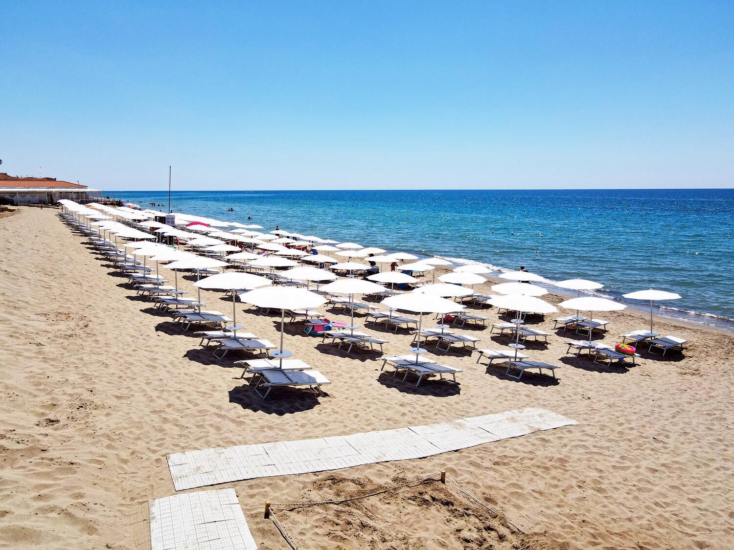 Private beach nearby