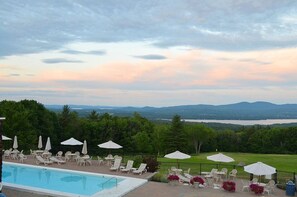 Indoor pool, outdoor pool