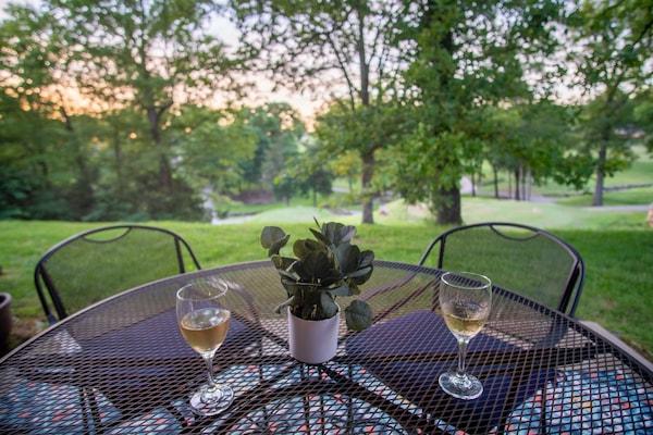 Enjoy a beverage while you enjoy the view.