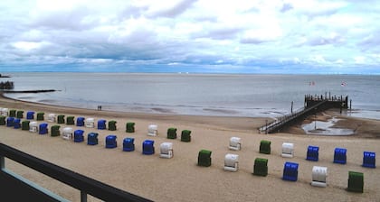 Haus Irma - Ferienwohnung mit Meerblick im Haus Irma direkt am Strand und auf
