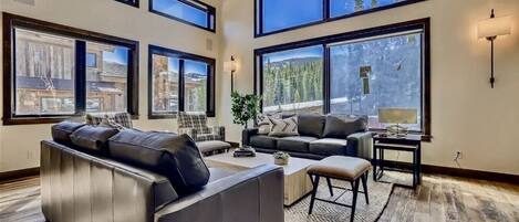 TV connectée, cheminée, jeux vidéo, lecteur de DVD