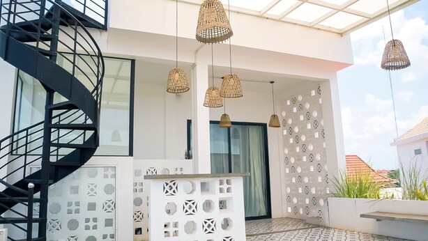5 Bedrooms Private Villa | Terrace/patio - Central Modern Private Villa by La San (Siem Reap)