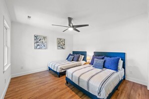 4 bedrooms, desk, iron/ironing board, travel crib - 4 bedroom pool home 1 block from the Beach! (Myrtle Beach)