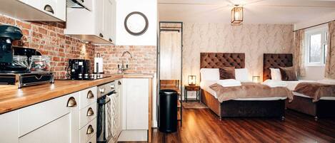 1 غرفة نوم ومكتب ومكواة/لوح كي وواي فاي مجانًا