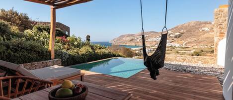 Premium Corner Suite with Private Pool & Sea View | View from room