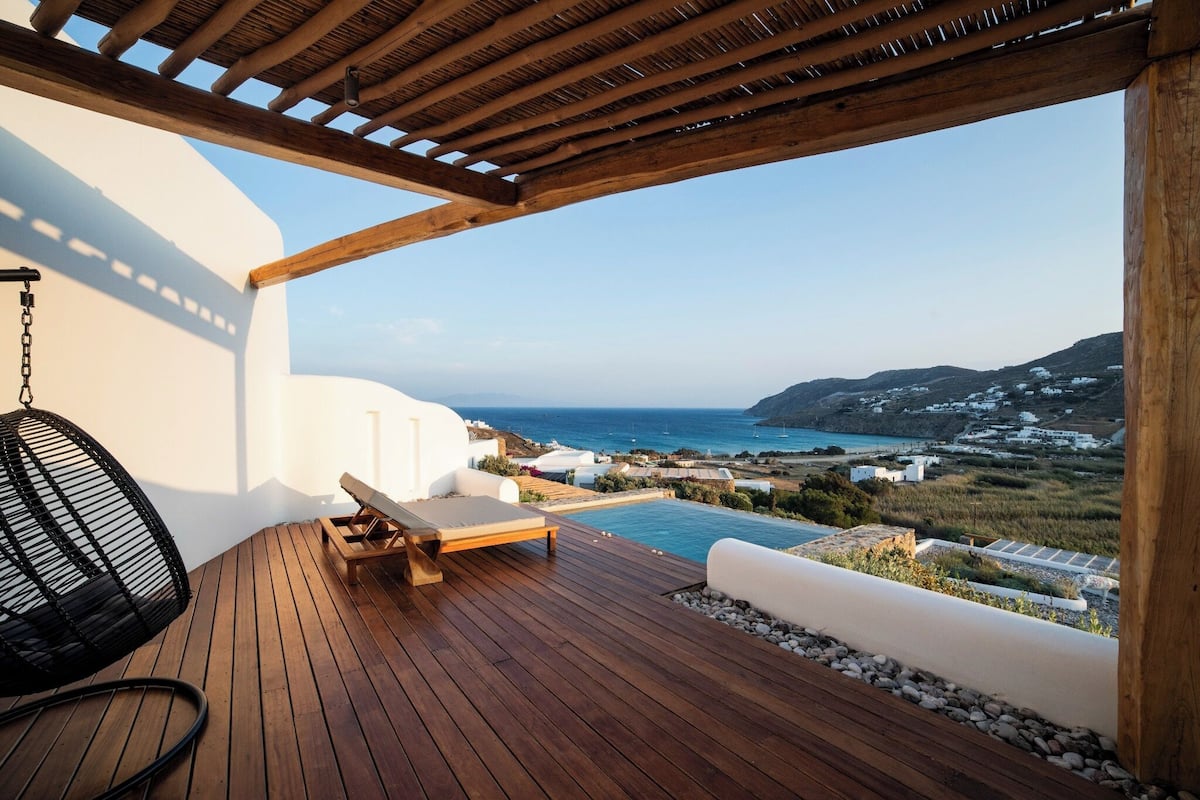 Executive Suite with Private Pool & Sea View | View from room
