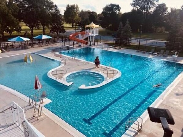 Pool - Parkside Retreat - | Minutes from Elkhart & Road America - A relaxing getaway close to it all (New Holstien)