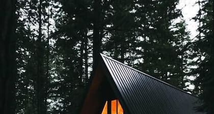 Moonshine Digs is the retro A-Frame of your dreams! Hot tub, record player, games, TVs and peace and quiet all nestled in the heart of the Cascade Mountains with Lake Cle Elum access.