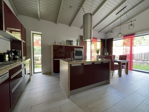 Barrier-free residential building on 2 floors.