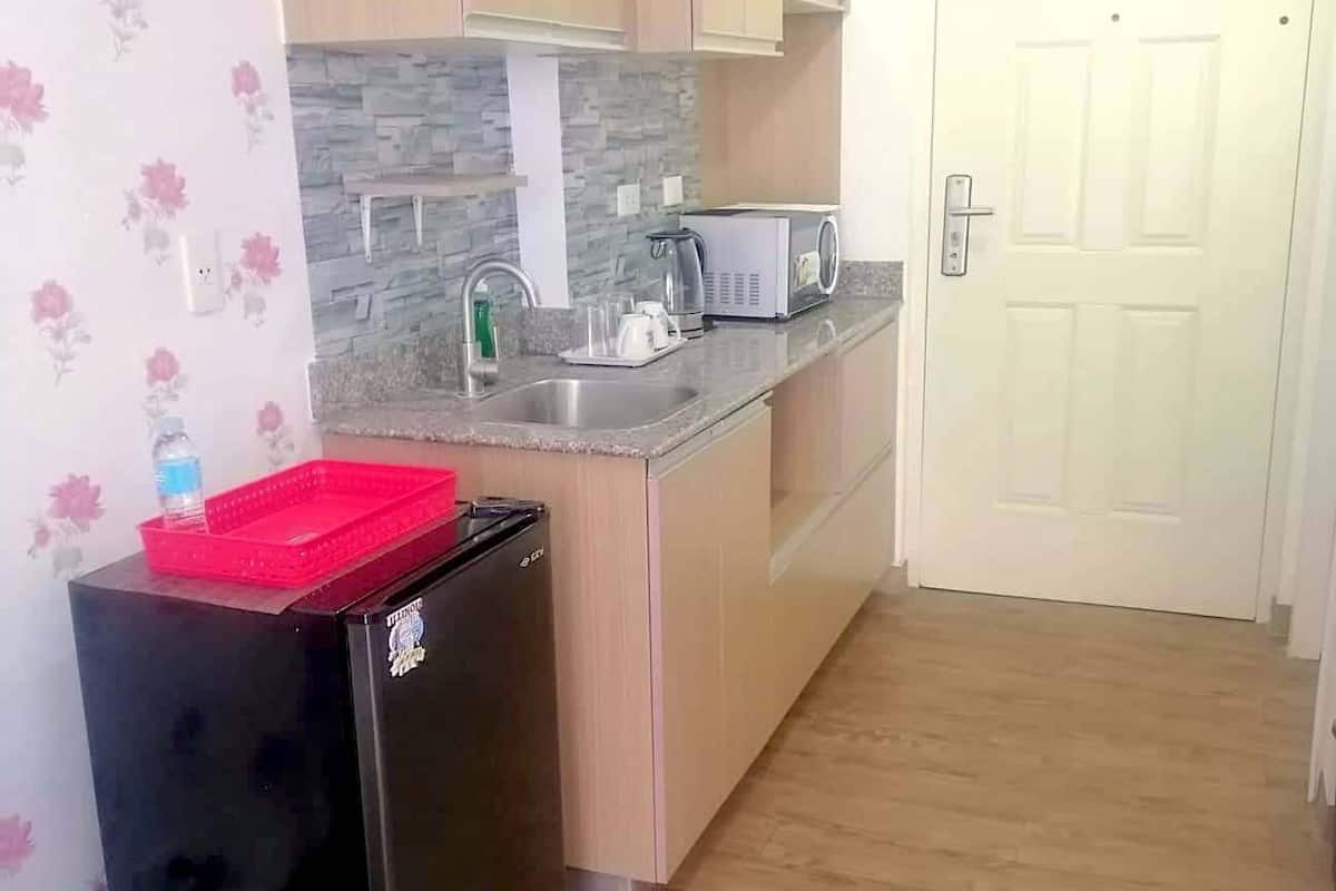 Standard Studio | Private kitchen | Fridge, microwave, dishwasher, kitchen islands
