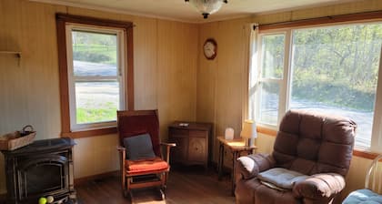 On atv trail and close to boat launch