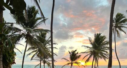 peaceful 2 BR with private beach and pool.