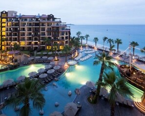 Outdoor pool, a heated pool - Spring Break in Cabo 1 Bedroom Suite (Cabo San Lucas)