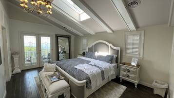 Premium bedding, down comforters, pillowtop beds, free minibar