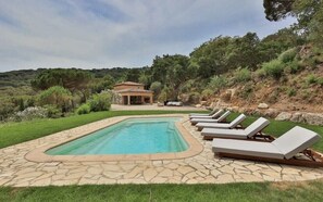 Outdoor pool - Villa Provençale in Ramatuelle (Ramatuelle)