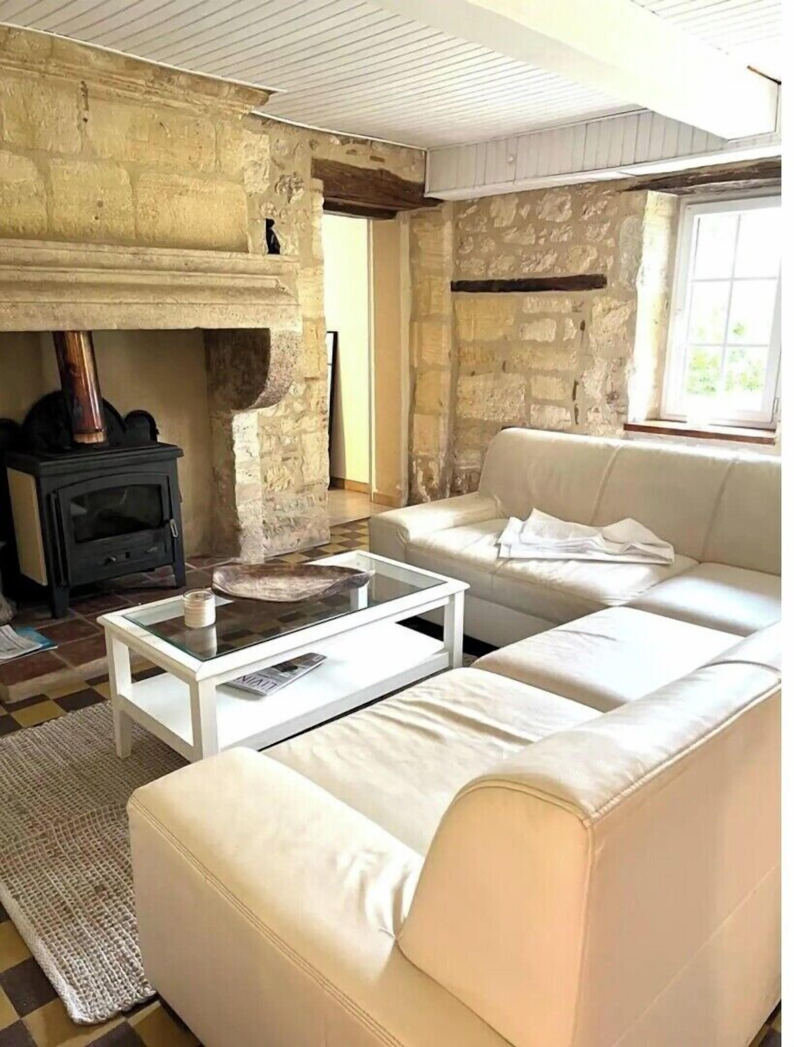 TV connectée, cheminée